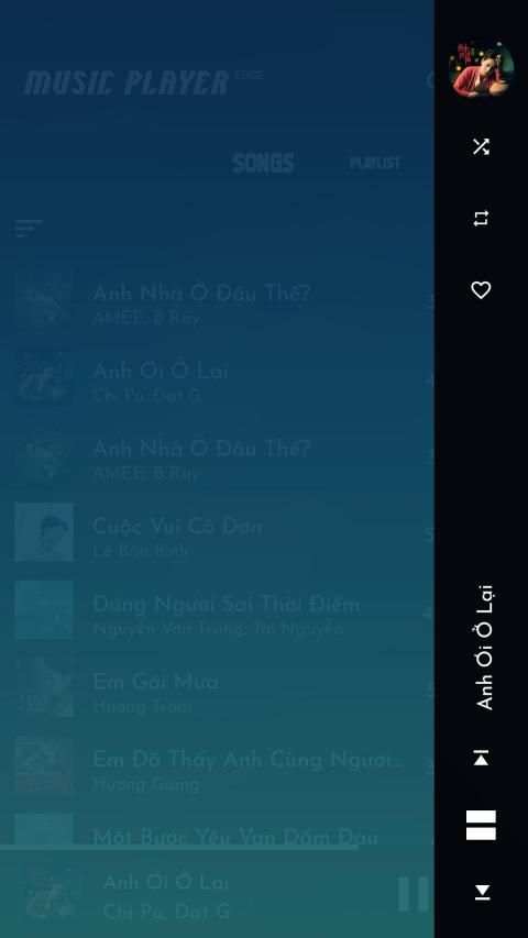 S10+ with Edge View Music Player स्क्रीनशॉट 1