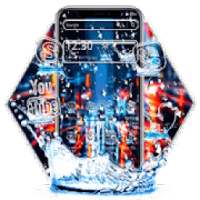 Water Drop City Launcher Theme *