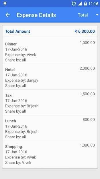 Trip Expense Manager screenshot 4
