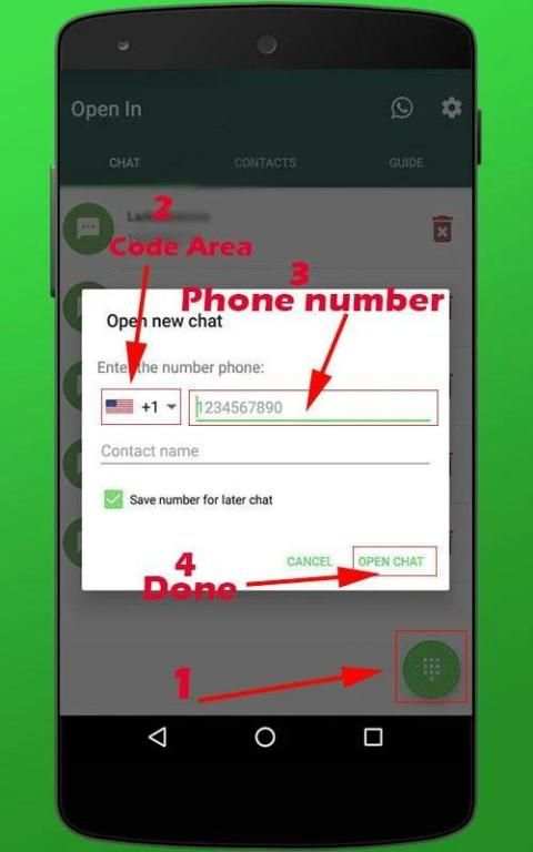 Open Chat In - Direct For WhatsApp (click to chat) screenshot 4