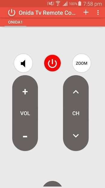 Onida Tv Remote Control स्क्रीनशॉट 1