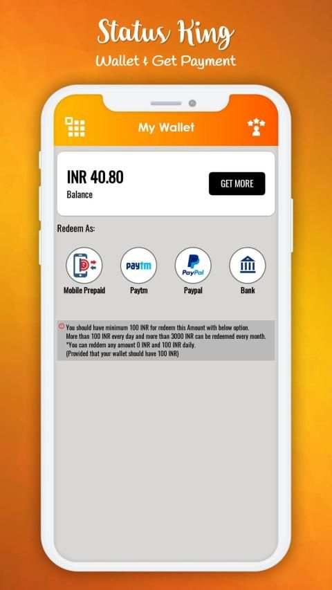 Status King - Clips, Paytm cash, 30 Sec. Video screenshot 1