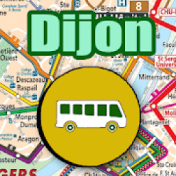 ikon Dijon Bus Map Offline