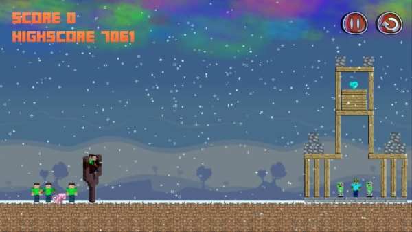 Herobrine vs Mob Craft PE Free screenshot 1