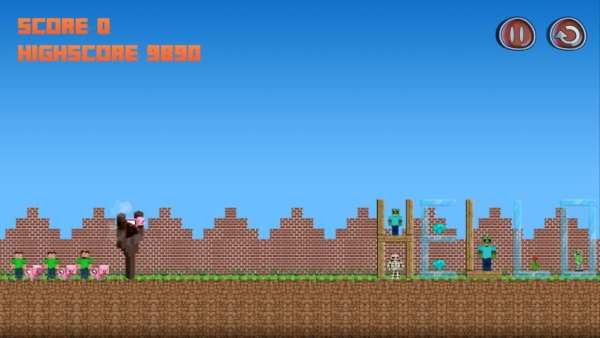 Herobrine vs Mob Craft PE Free screenshot 3