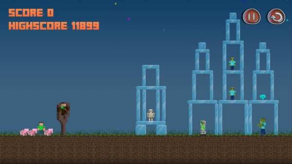 Herobrine vs Mob Craft PE Free screenshot 2