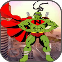 ikon super ninja hero turtle.