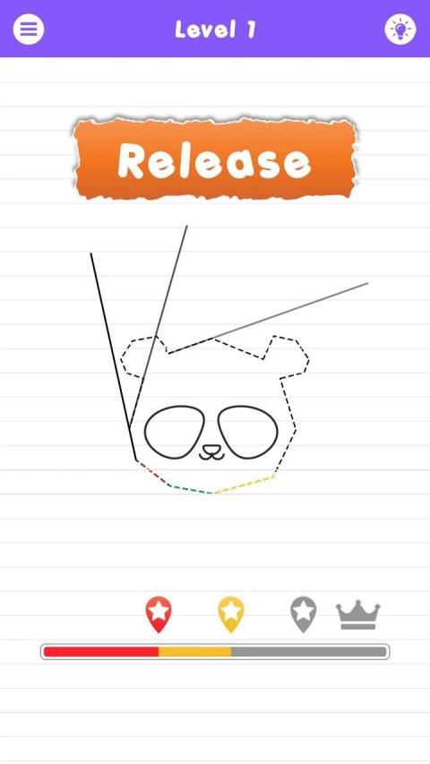 Game Menggambar Garis - Menggambar Hewan & Gambar screenshot 13