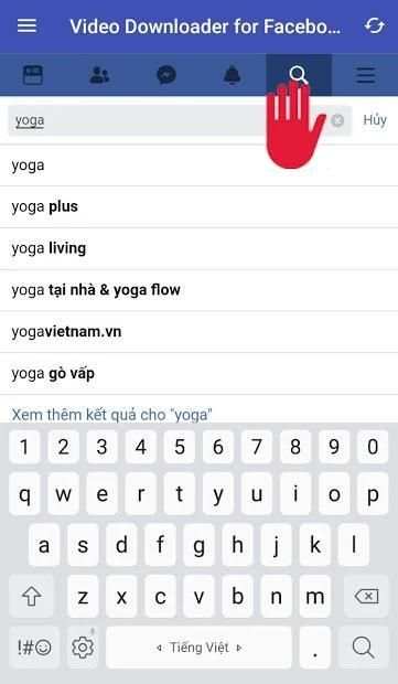 Video Downloader for Facebook स्क्रीनशॉट 1