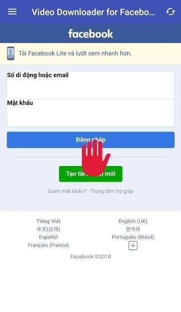 Video Downloader for Facebook स्क्रीनशॉट 2