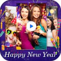 Happy New Year Video Maker 2018 - Photo Slideshow on 9Apps