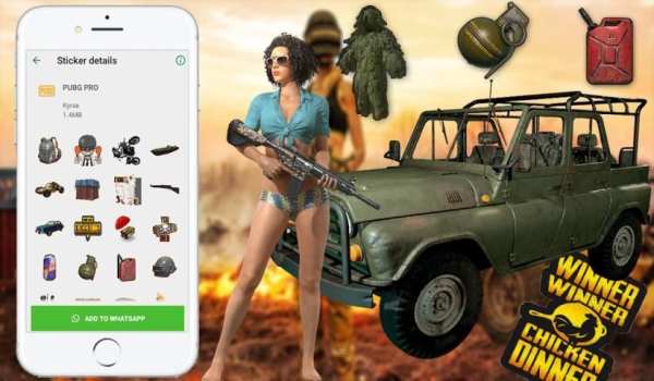 PUBG Stickers For Whatsapp : WAStickerApps screenshot 1