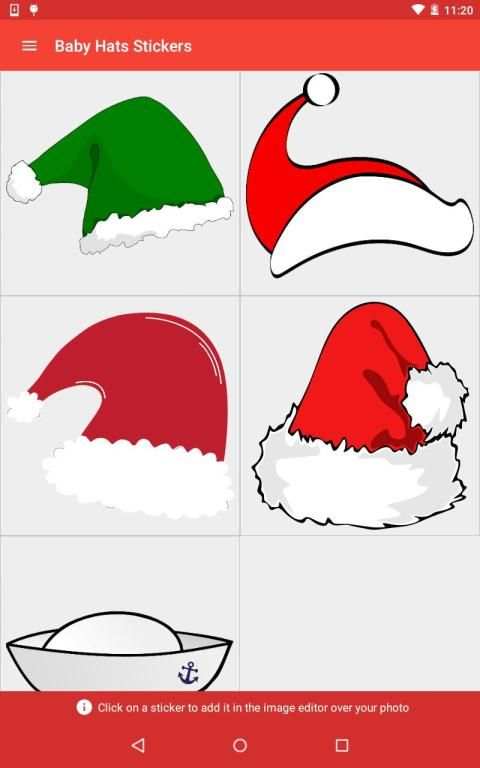 Baby Hats Stickers screenshot 1