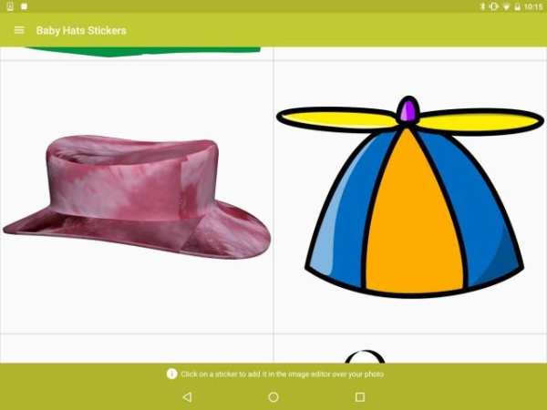 Baby Hats Stickers screenshot 2