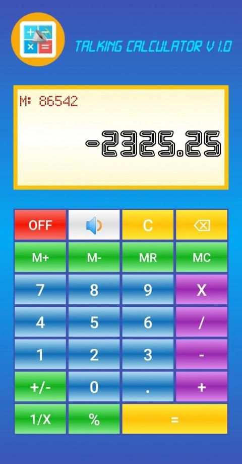 Talking Calculator screenshot 1