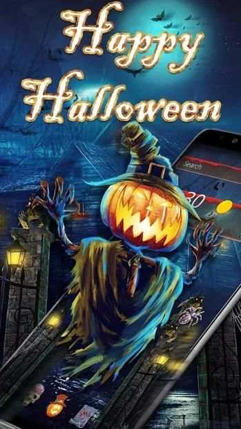 Happy Halloween Night Parallex Theme screenshot 4