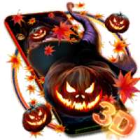Scary Pumpkin Night Gravity Theme on 9Apps