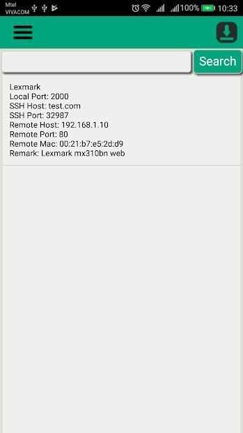 SSH Tunnel screenshot 4