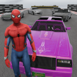 Spider Super Hero Car Park आइकन