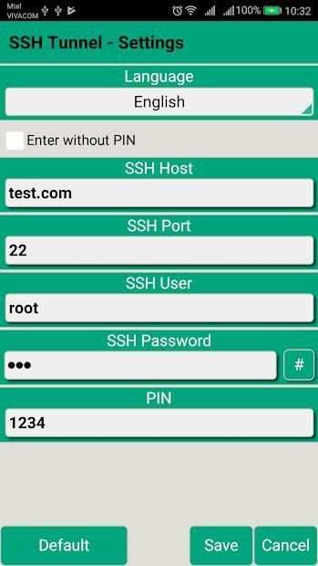 SSH Tunnel screenshot 6