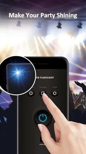 Super Flashlight - LED brightest flashlight screenshot 1