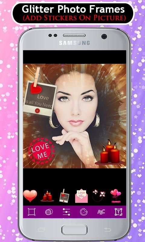 Glitter Photo frames Effects Filter Editor स्क्रीनशॉट 3