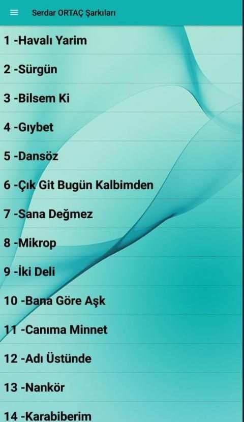 Serdar ORTAÇ Şarkıları (İnternetsiz 40 Şarkı) screenshot 5