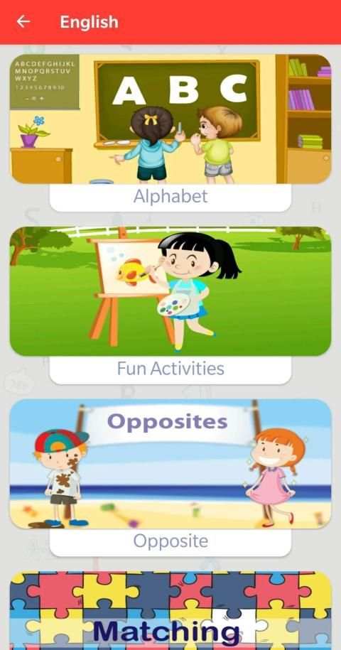 Smart Learners Mini KG स्क्रीनशॉट 3