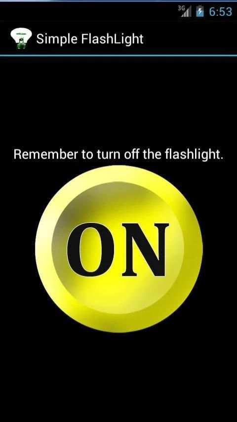 Simple FlashLight screenshot 2