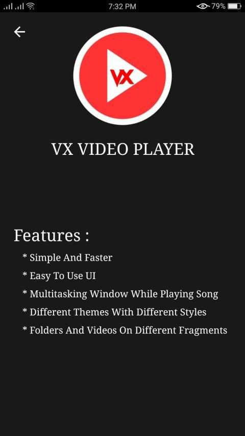 VX Video Player स्क्रीनशॉट 1