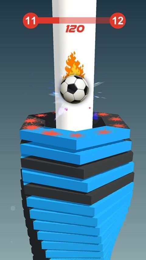 Stack Blast Ball 3D : Blast through platforms screenshot 7