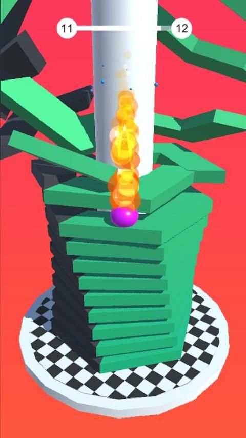 Stack Blast Ball 3D : Blast through platforms screenshot 3