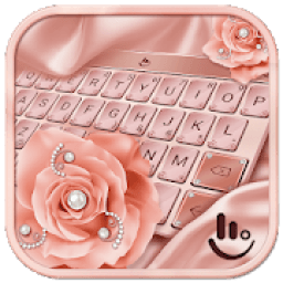 Pink Rose Gold कीबोर्ड थीम आइकन