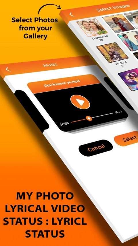 My Photo Lyrical Video Status Lyrical Status स्क्रीनशॉट 5