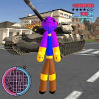 Thanos Stickman Rope Hero Infinity Batte War