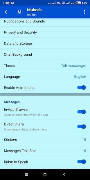 Teli massanger स्क्रीनशॉट 4
