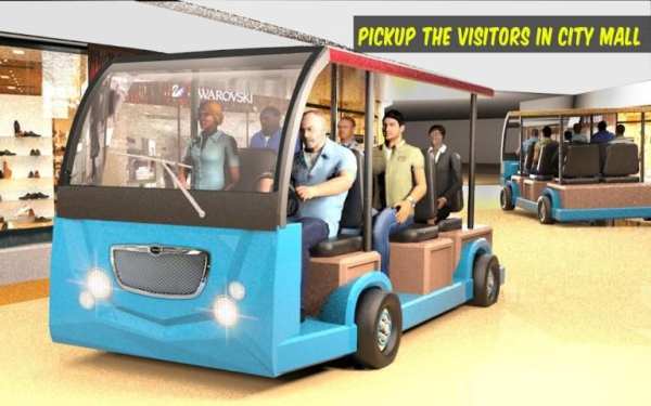 Shopping Mall City Taxi Rush Driver Simulator screenshot 2