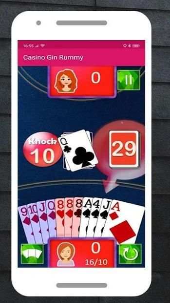 Casino Gin Rummy - Offline Card Games | Gin Rummy स्क्रीनशॉट 1