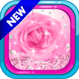 Diamond rose live wallpaper आइकन
