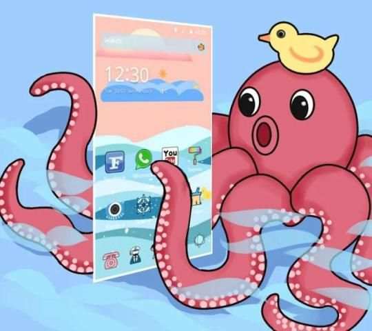 Tema Kartun Lukisan Laut screenshot 4