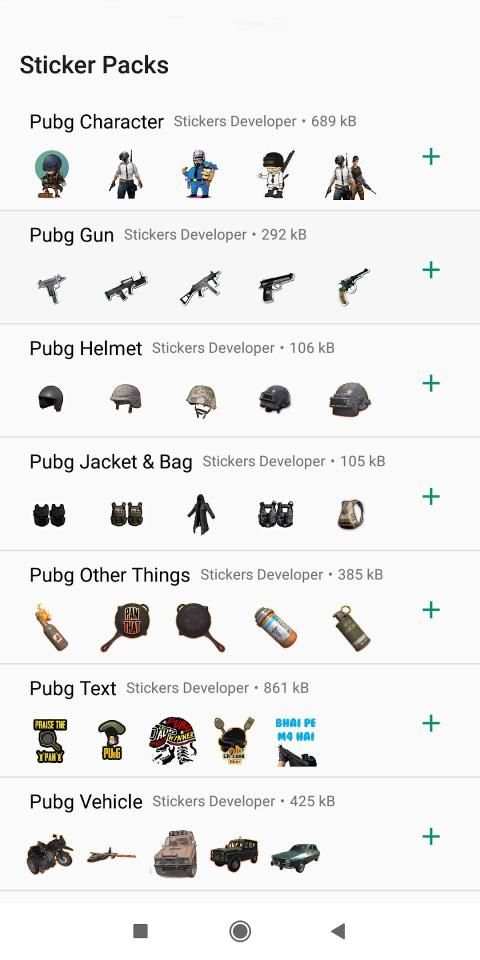 PUBG WAStickers screenshot 2