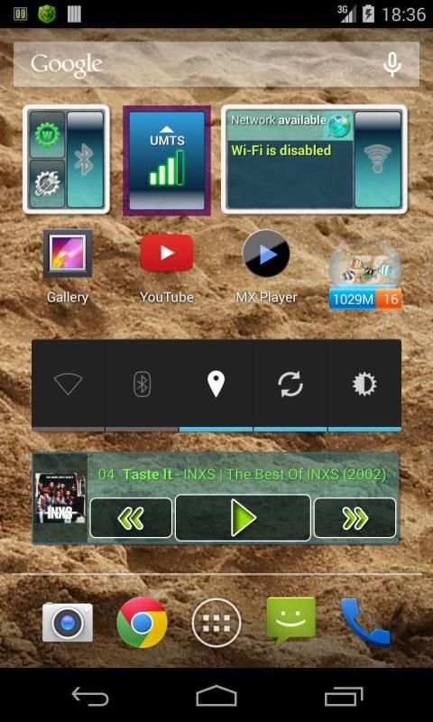 Mobile Data Widget screenshot 1