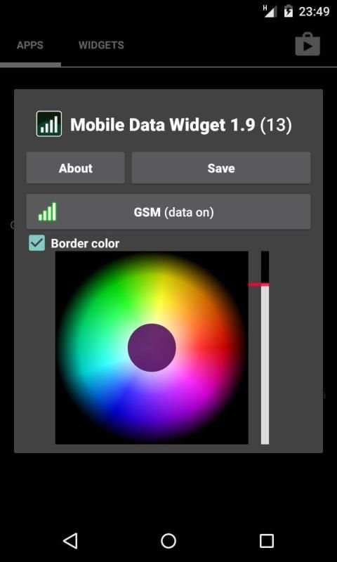 Mobile Data Widget screenshot 4