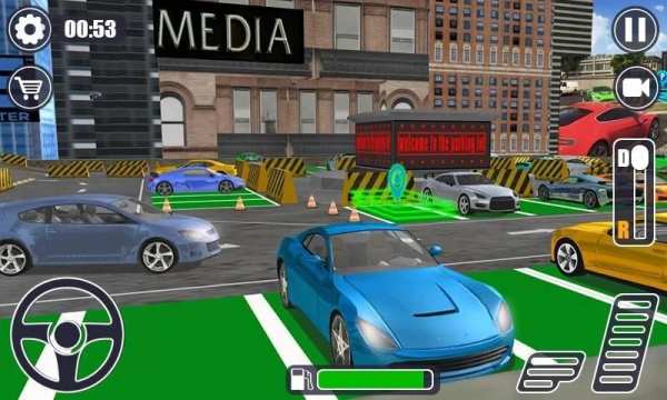 Realistic Auto Car parking Dr. Driving Sim 2019 स्क्रीनशॉट 3