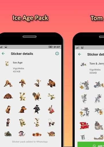 Cartoon Stickers screenshot 4