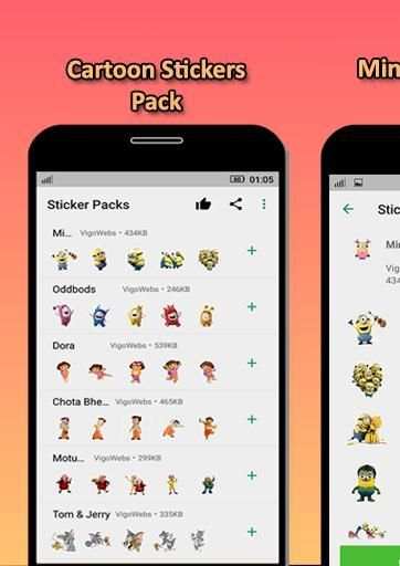 Cartoon Stickers screenshot 1