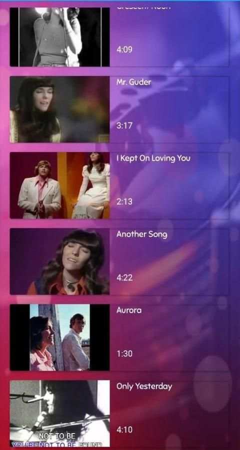 Carpenter Full Song Videos screenshot 1