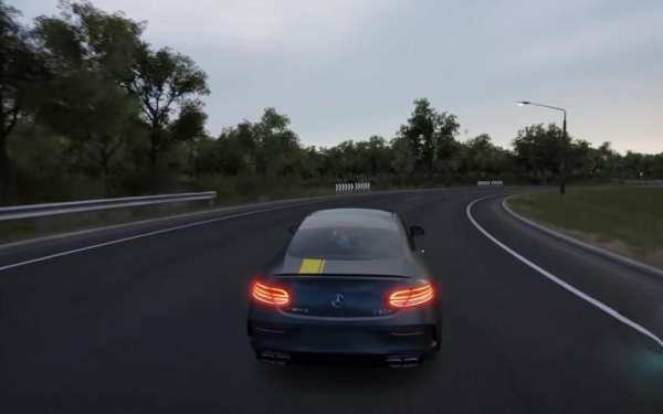 Car Mercedes Mega Racing Game screenshot 1