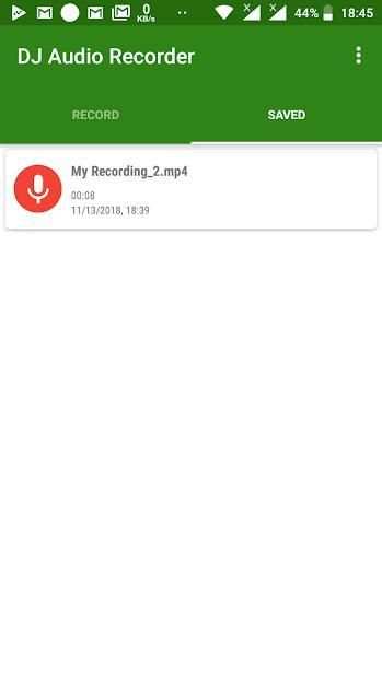 DJ Audio Recorder screenshot 1