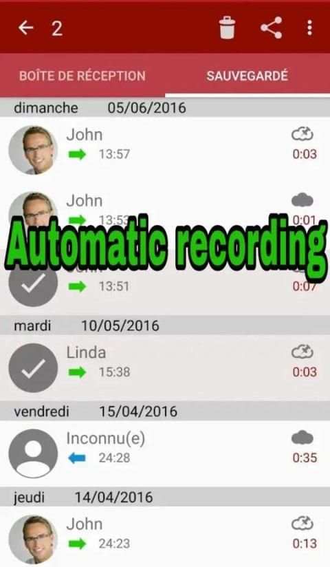 call recorder- automatic recording स्क्रीनशॉट 3